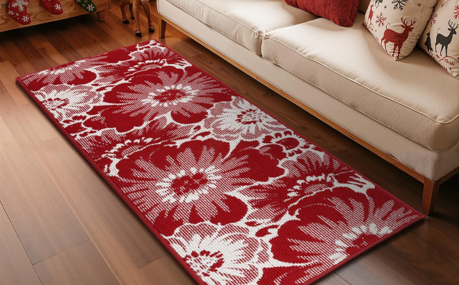 Findosom Christmas Runner Rug 2x6 1