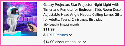 Galaxy Projector Cart Screen