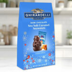 Ghirardelli Dark Chocolate Sea Salt Caramel Snowmen Bag