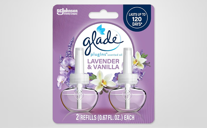 Glade PlugIns Refills Air Freshener 2 Count in Lavender Vanilla