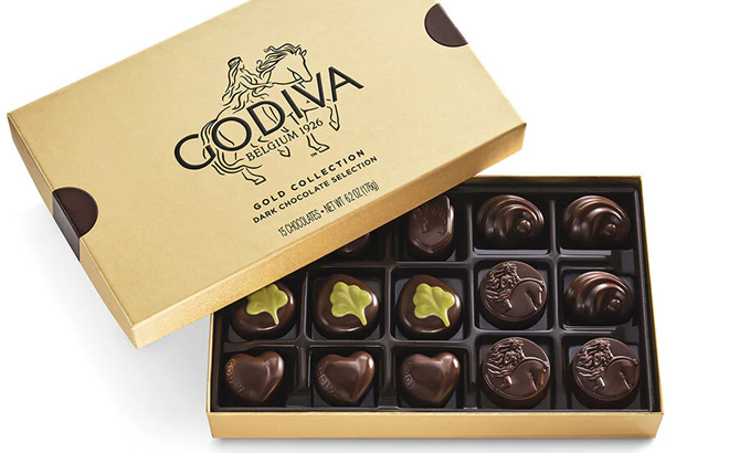 Godiva Assorted Dark Chocolate Gold Gift Box