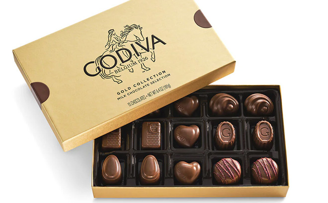 Godiva Assorted Milk Chocolate Gold Gift Box