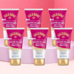 Gold Bond Plumping Collagen Body Face Serum Lotion 6 Pack on the Table