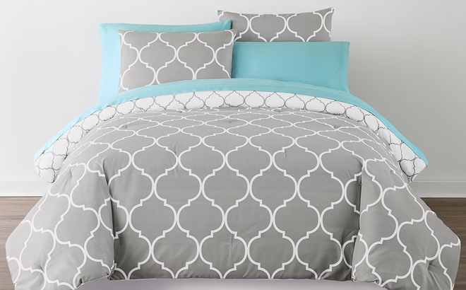 Home Expressions Nora Ogee Complete Bedding Set with Sheets Home Expressions Nora Ogee Complete Bedding Set with Sheets