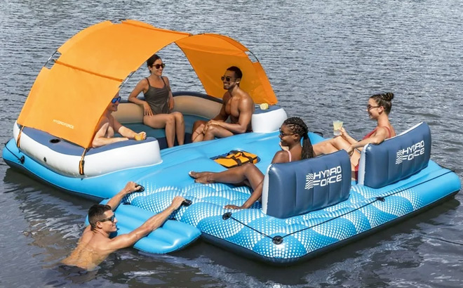 Hydro Force Tropical Breeze 6 Person Inflatable Party Island
