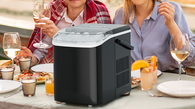 Ice Makers Countertop with Handle