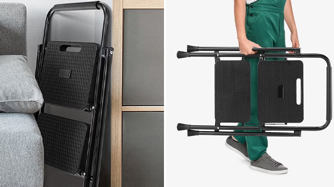 JIOABL 28 Inch Iron Step Stool JIOABL 28 Inch Iron Step Stool