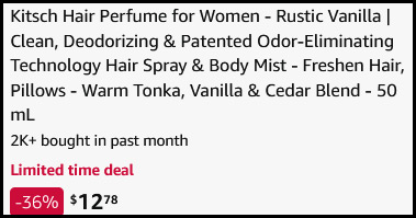 Kitsch Hair Perfume Checkout