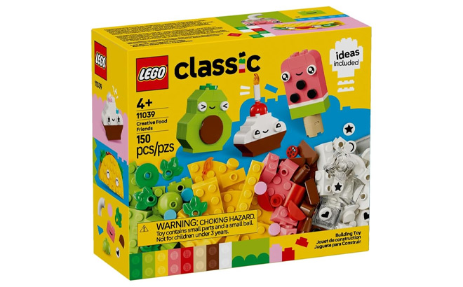 LEGO Classic Creative Food Friends Building Toy Set