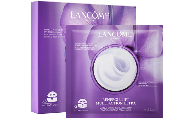 Lancome Renergie Double Wrapping Cream Mask 5 Pack