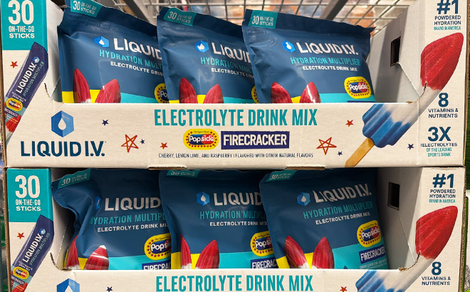 Liquid IV Hydration Multiplier Popsicle Firecracker