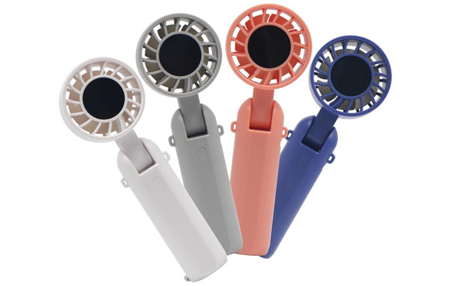 Living Glow Rechargeable Mini Clip Fan 2 Pack