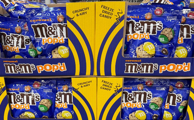 MMs Popd Caramel Chocolate Candy
