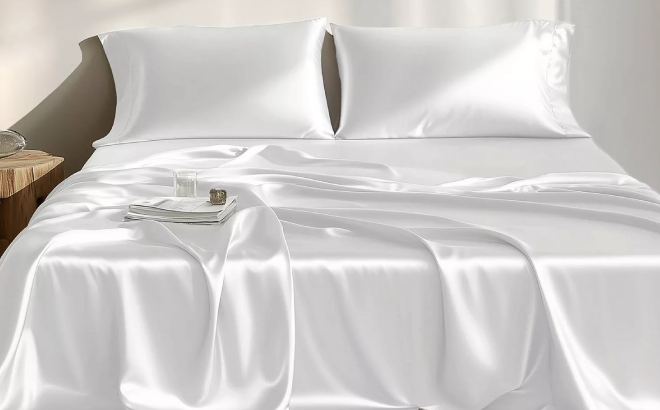 Madison Park Essentials Satin Luxury 6 Piece Sheet Set