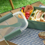 Mainstays Food Storage Rectangle Green Bento Container