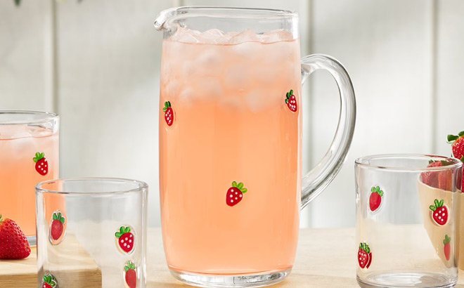 Members Mark Icon Glass Pitcher