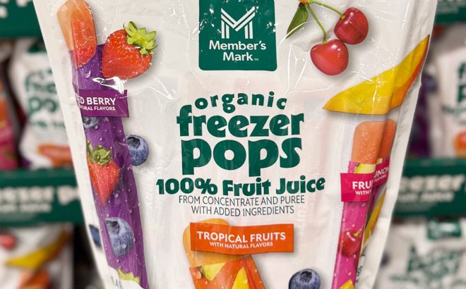 Members Mark Organic Freezer Pops