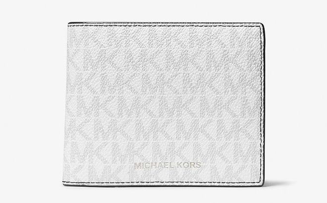 Michael Kors Outlet Cooper Logo Billfold Wallet With Coin Pouch Michael Kors Outlet Cooper Logo Billfold Wallet With Coin Pouch