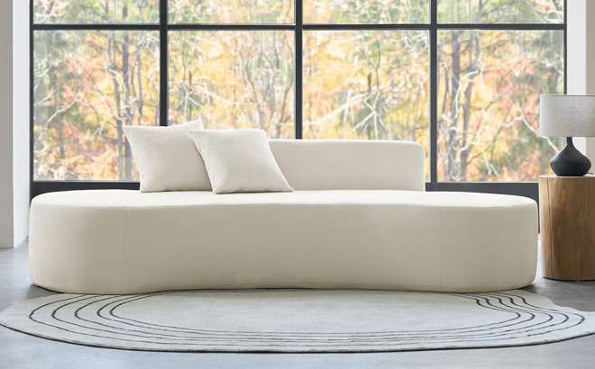Nerio Modern No Assembly Required Compressed Cloud Sofa