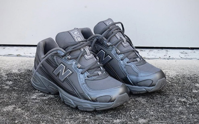 New Balance Gender Inclusive 740 Sneaker Castlerock Silver Metallic