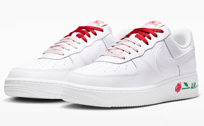 Nike Air Force 1 07 SE Shoes on White Background