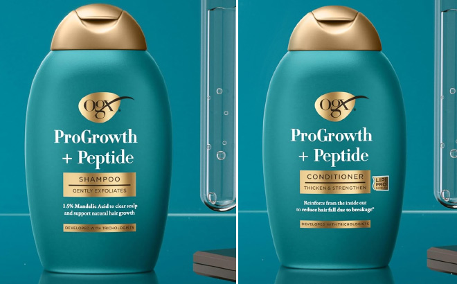 OGX ProGrowth Peptide Clarifying Shampoo Conditioner