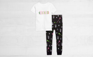 Old Navy Universal Wicked Snug Fit Pajama Set on the Table