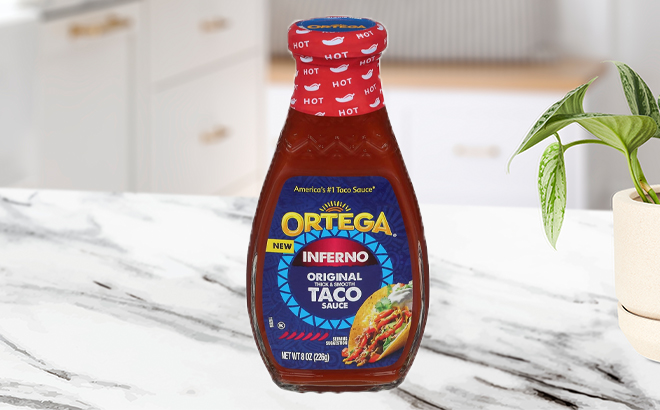 Ortega Inferno Hot Taco Sauce 8 Ounce