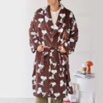 Peanuts Snoopy Pattern Lounge Robe