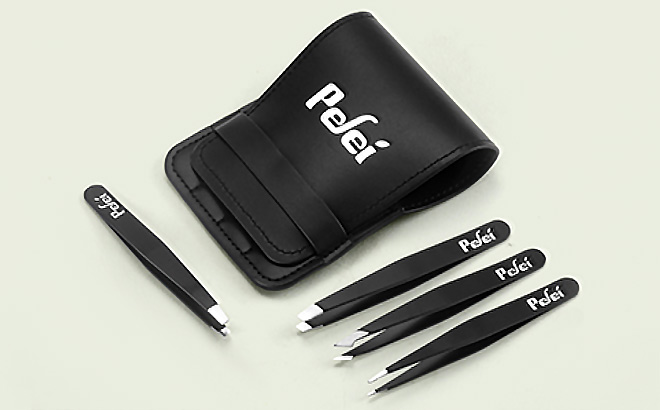 Pefei 4 Count Tweezers Set