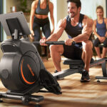 Person Using Yosuda Rowing Machine