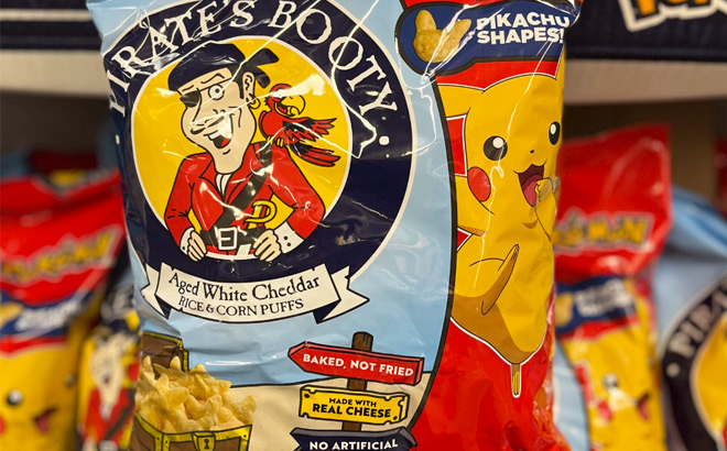 Pirates Booty Aged White Cheddar Pokemon Puffs