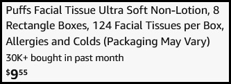 Puffs Facial Tissues 8 Pack Checkout Puffs Facial Tissues 8 Pack Checkout