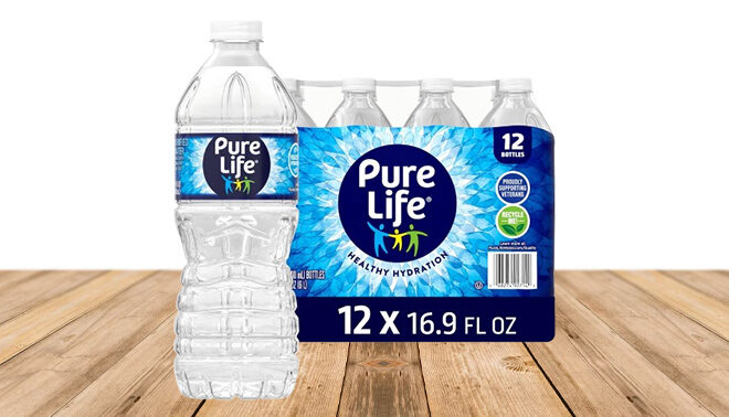 Pure Life Purified Water Bottles 12 Pack