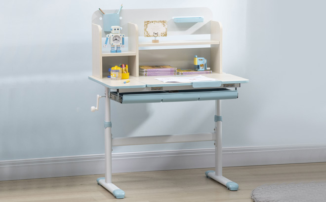 Qaba Wooden Kids Study Desk