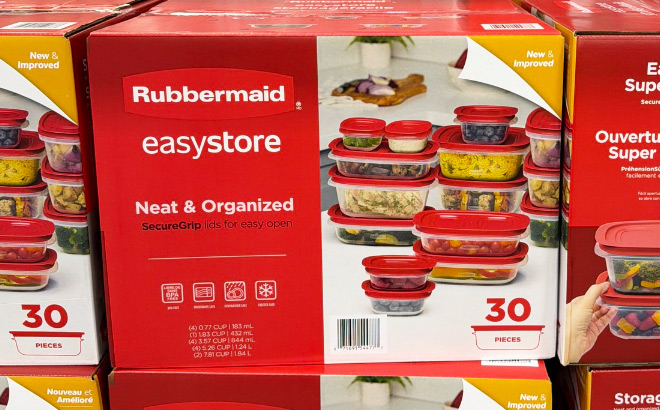 Rubbermaid EasyStore Containers 30 Piece Set Rubbermaid EasyStore Containers 30 Piece Set