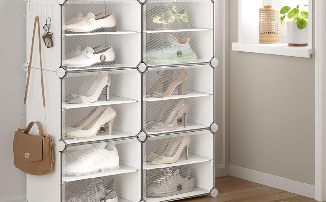 SONGMICS 6 Tier Shoe Rack Organizer SONGMICS 6 Tier Shoe Rack Organizer