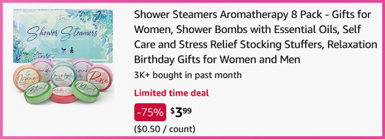 Shower Steamers Cart Screen