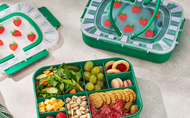 Snackle Box Set in Strawberry Design