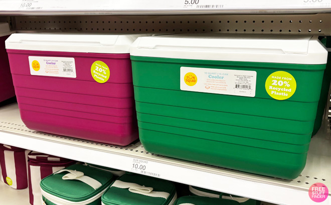 Sun Squad 10 Quart Hard Sided Coolers at Target