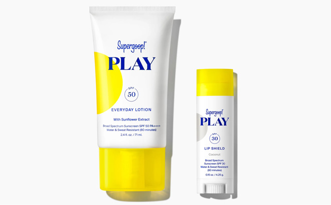 Supergoop Work Hard PLAY Hard SPF 2 Piece Set