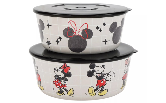 The Big One 2 Piece Mickey Mouse Storage Container Set The Big One 2 Piece Mickey Mouse Storage Container Set