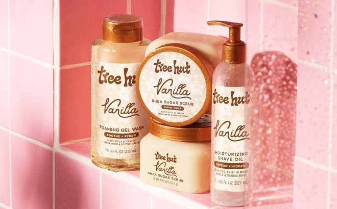 Tree Hut Mini Vanilla Everything Shower Gift Set