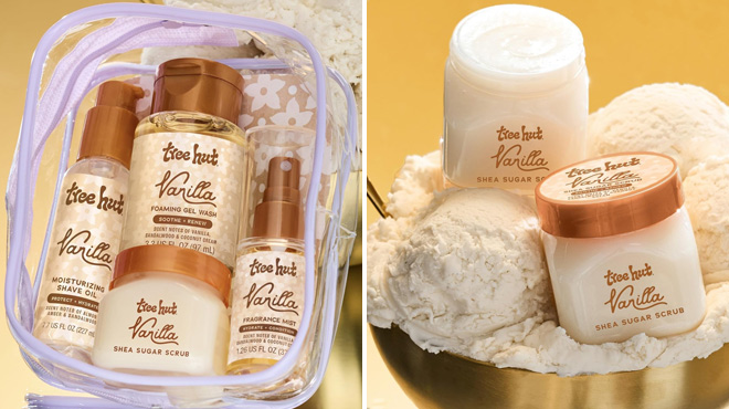 Tree Hut Mini Vanilla Everything Shower Gift Sets