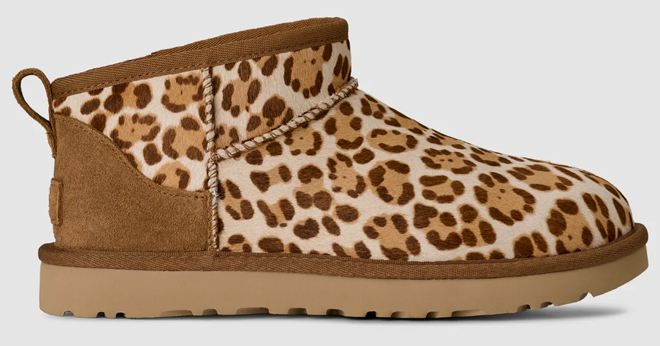 UGG Ultra Mini Classic Boot in Felicity Leopard Jasmine