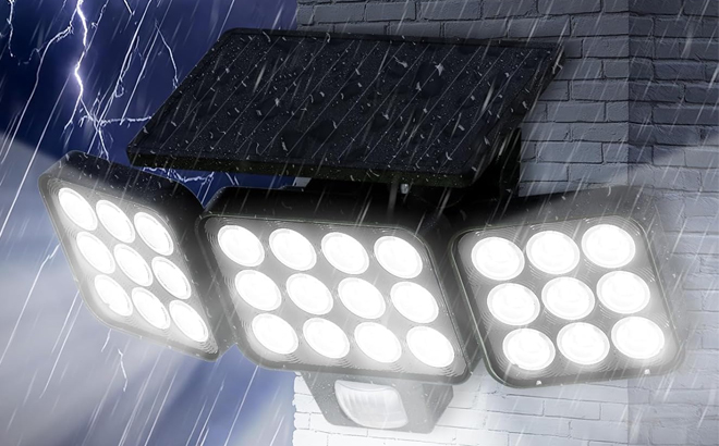 WdtPro Solar Motion Sensor Outdoor Light