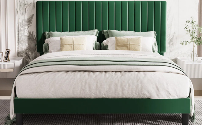 Willa Arlo Interiors Upholstered Platform Bed