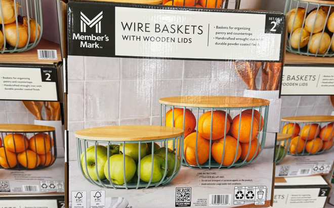 Wire Baskets at Sams Club