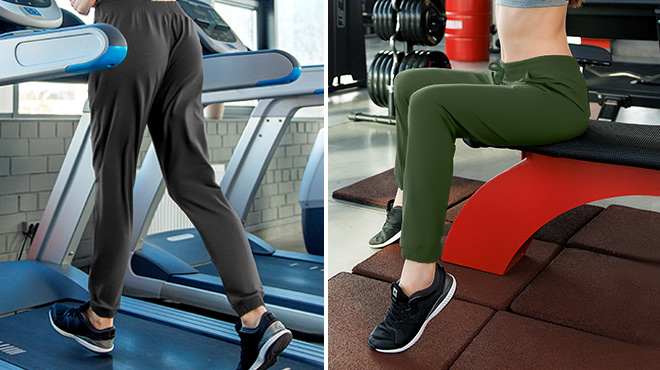 Women Wearing Walifrey Joggers with Pockets