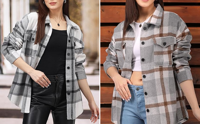 Womens Flannel Shackets